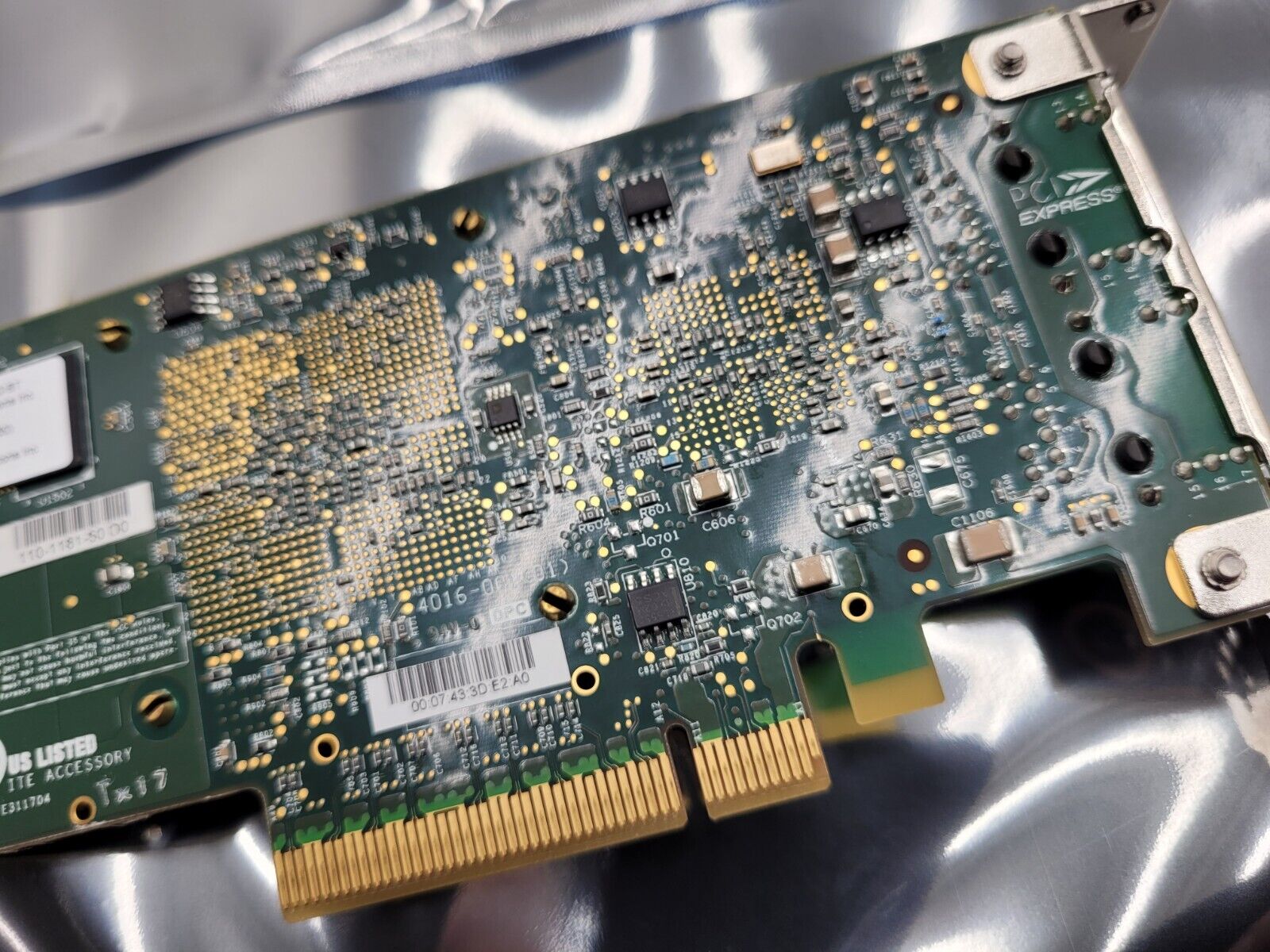 Lot of 2x Chelsio T520-CR 10Gb 2-Port SFP+ PCIe Low Profile PCI Bracket