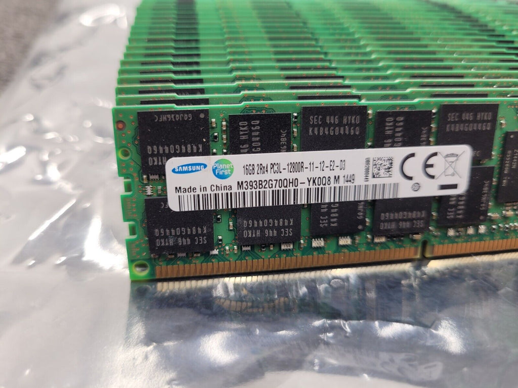 Lot of 24 HP 16GB 2Rx4 PC3L-12800R 713756-081 HPE ECC Server Memory RAM 384Gb