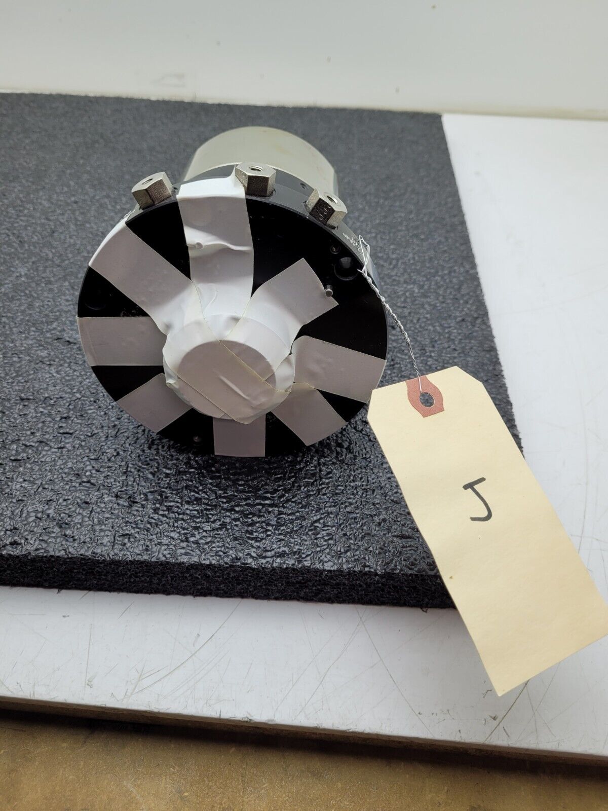 Professional Instruments 6556 Air Bearing Spindle Tested Spins Smoothly J