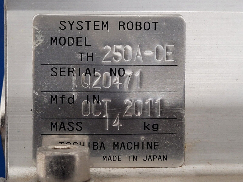 Toshiba TS1KOP Scara Robot Arm TH250A-CE 2011 TS1000 Parts Or Repair