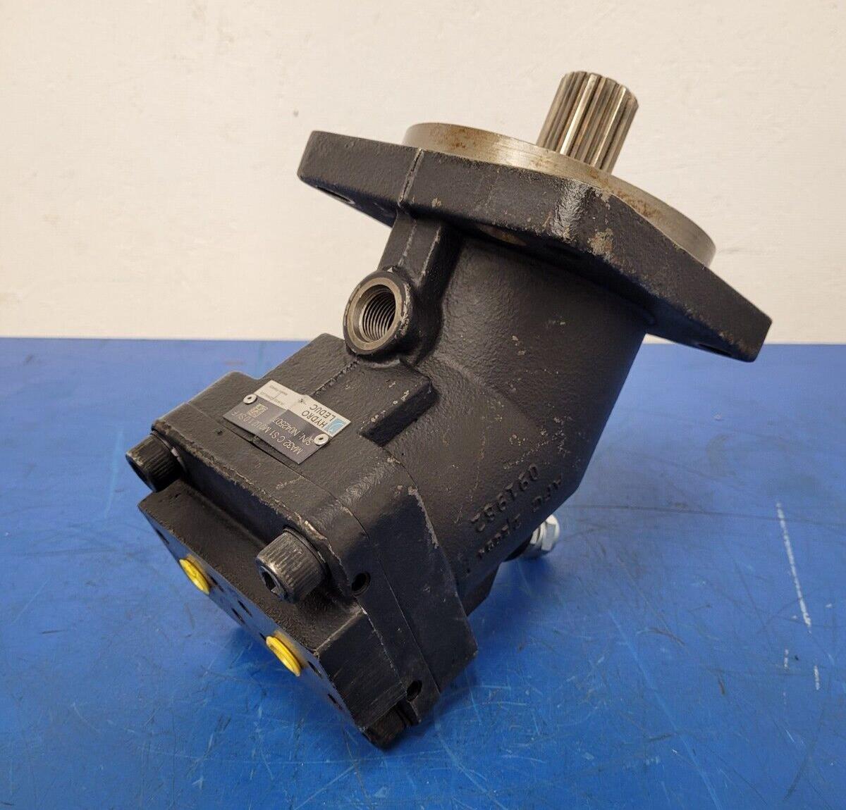 Hydro Leduc MA32 Bent Axis Hydraulic Motor SAE C 14T Splined J498b Rear Ports B