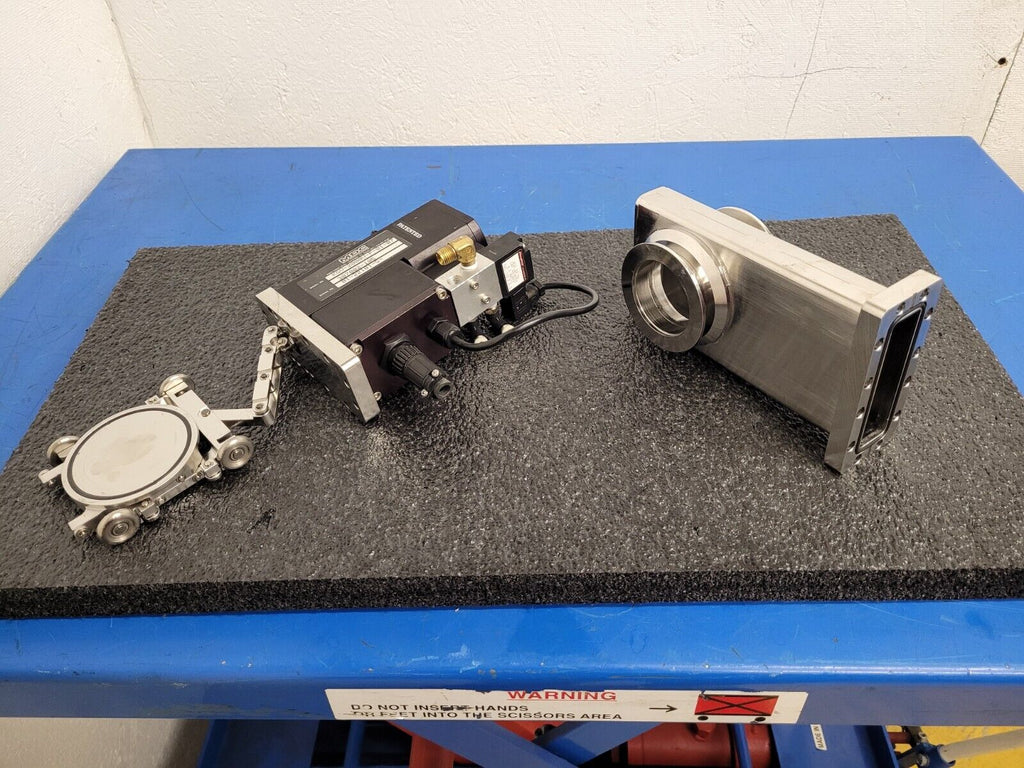 MDC KGV-2000V-P-01-07 2" KF-50 Solenoid Pneumatic High Vacuum Gate Valve Unit B