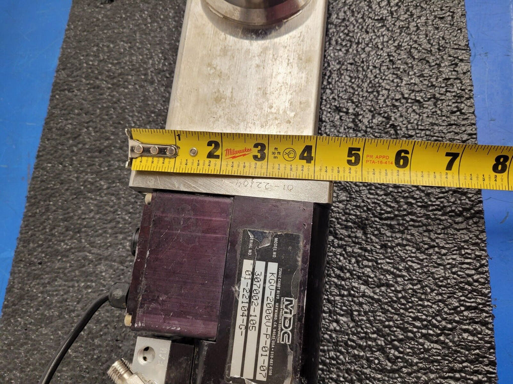 MDC KGV-2000V-P-01-07 2" KF-50 Solenoid Pneumatic High Vacuum Gate Valve Unit C