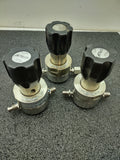 lot 3x Aptech AP1810SM 2PW MV4 MV4 Diaphragm Regulator 300PSI Input 100PSI Out