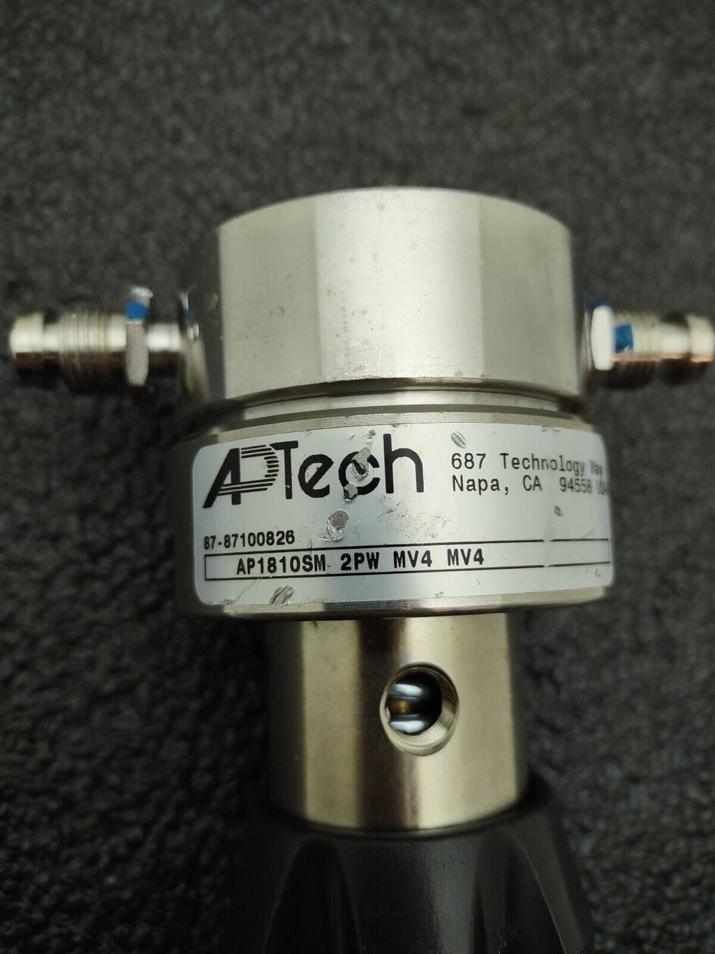 lot 3x Aptech AP1810SM 2PW MV4 MV4 Diaphragm Regulator 300PSI Input 100PSI Out