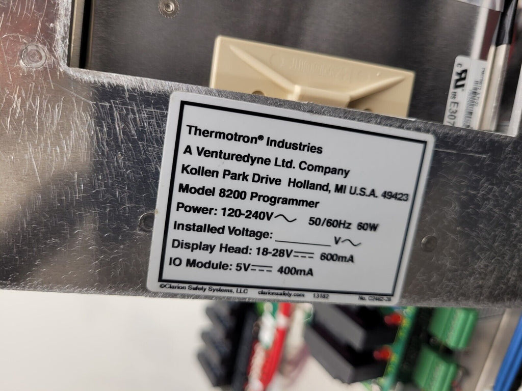 Thermotron 8200 Main Control Board HMI Touchscreen Termperature Chamber Panel