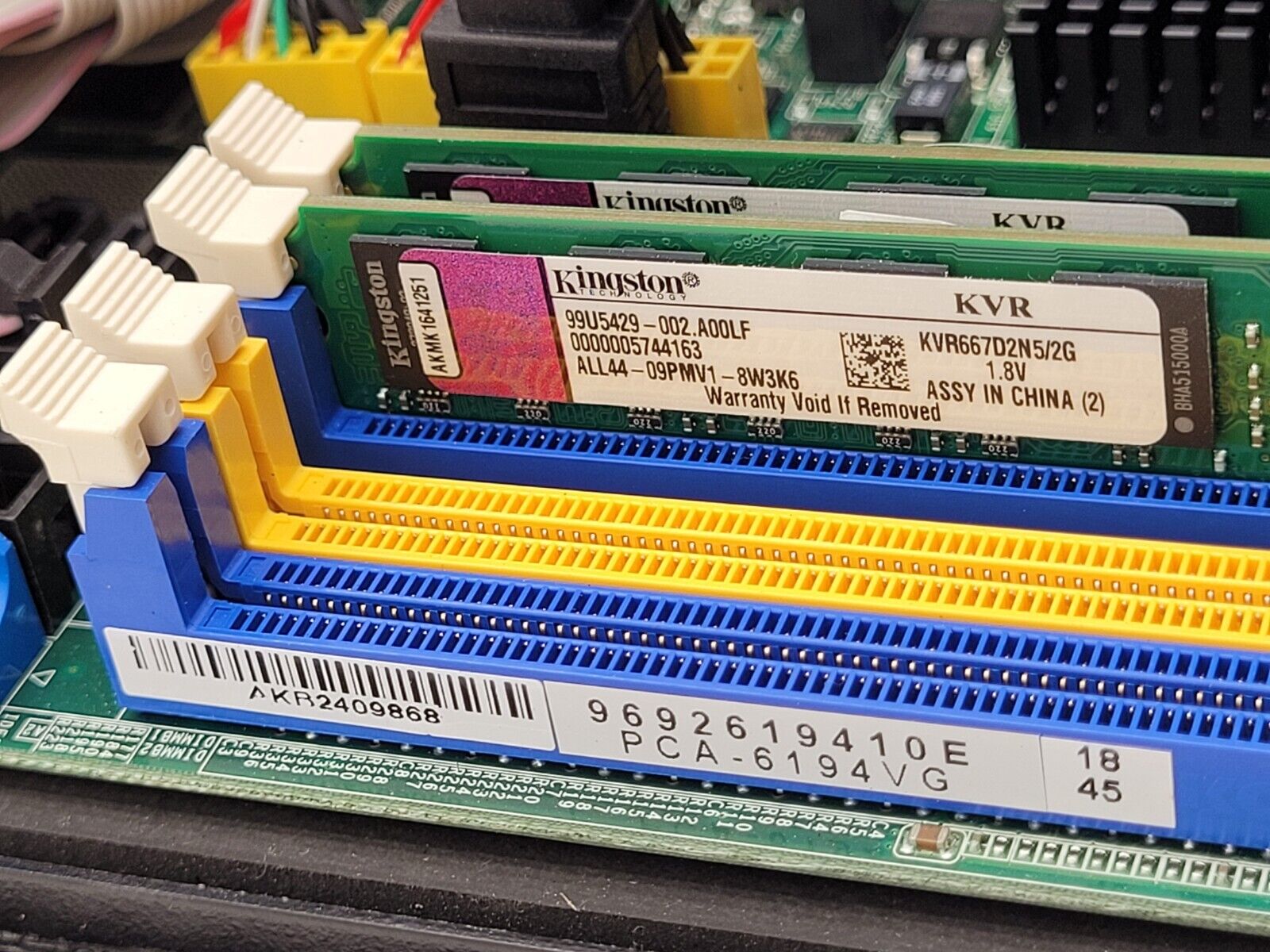 Advantech PCA-6194 Rev. A1 19A2619400 Industrial Single Board Computer SBC ISA B