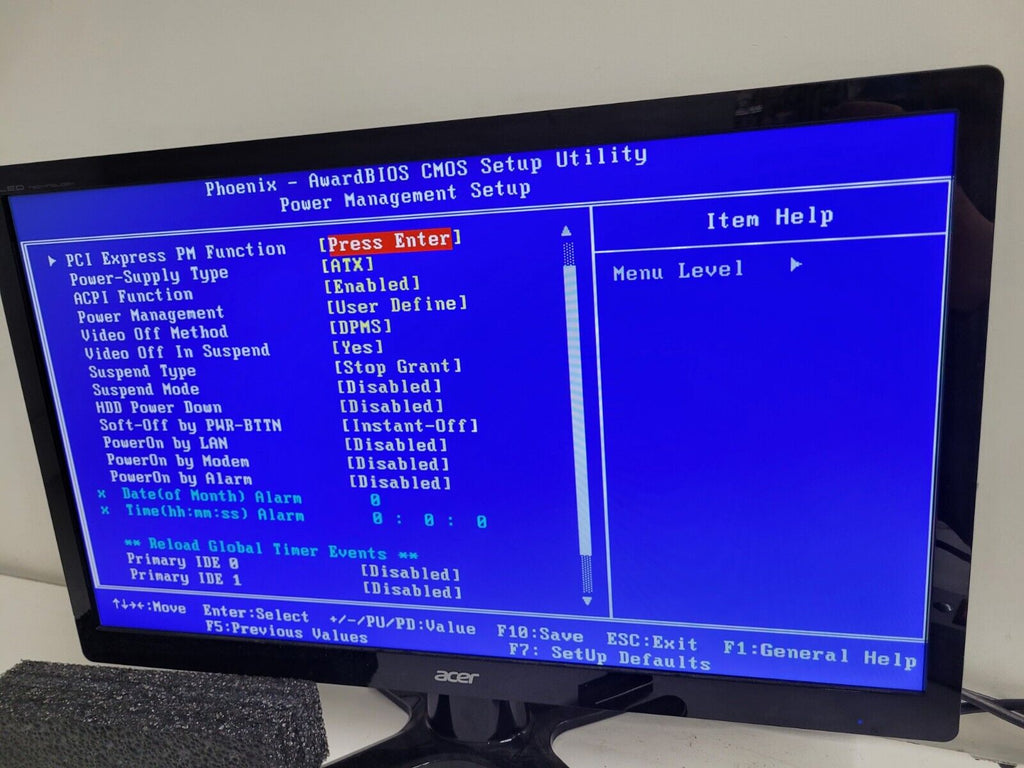Advantech PCA-6194 Rev. A1 19A2619400 Industrial Single Board Computer SBC ISA B