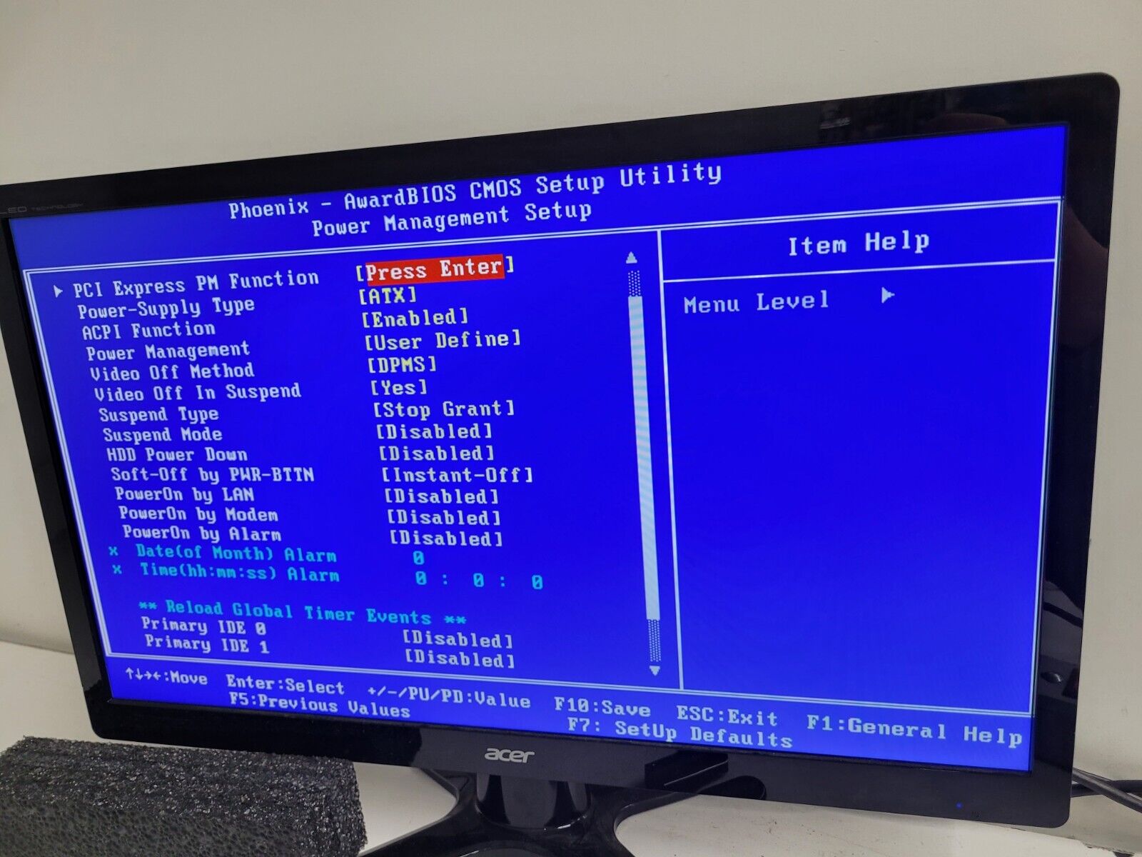 Advantech PCA-6194 Rev. A1 19A2619400 Industrial Single Board Computer SBC ISA B