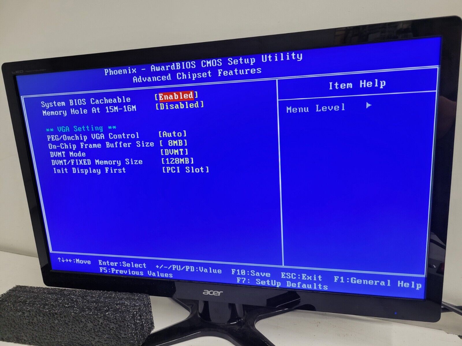 Advantech PCA-6194 Rev. A1 19A2619400 Industrial Single Board Computer SBC ISA B