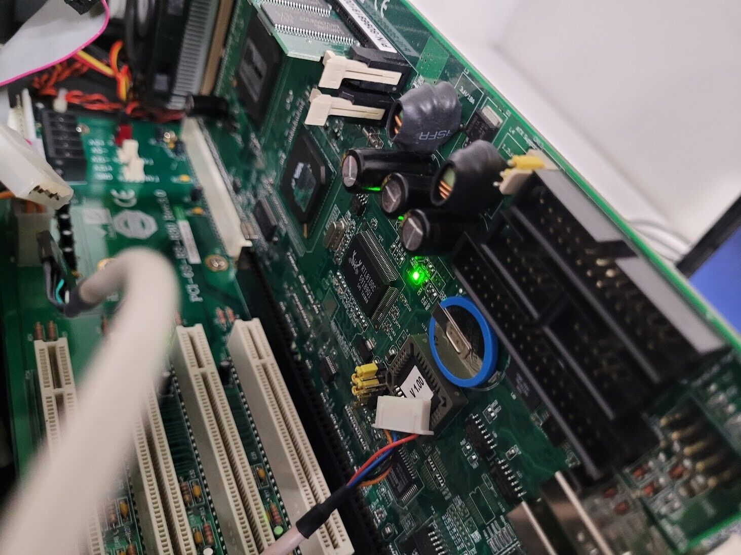 Advantech DC-3010-V Motherboard 8096919100 DCOM Tough Case 6SX Power On Tested B