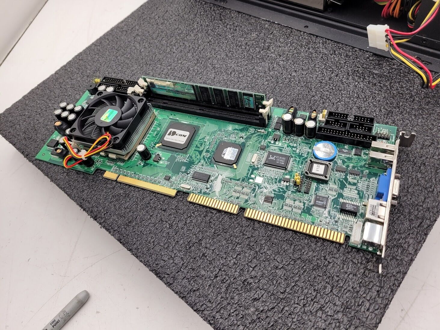 Advantech DC-3010-V Motherboard 8096919100 DCOM Tough Case 6SX Power On Tested B