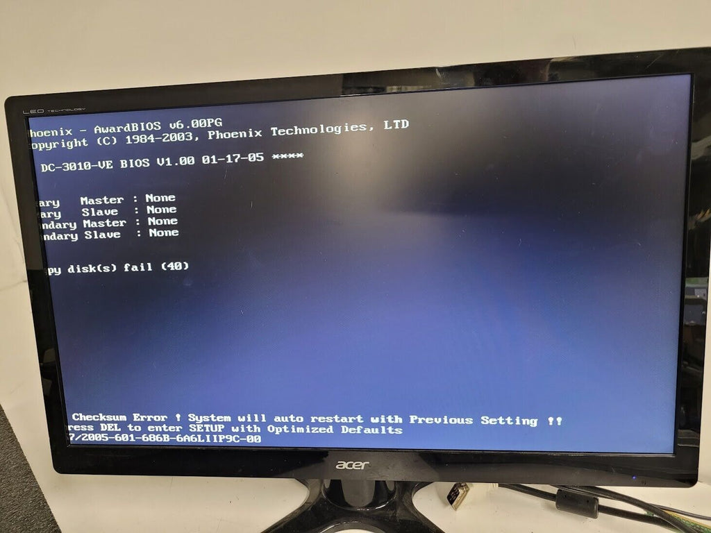 Advantech DC-3010-V Motherboard 8096919100 DCOM Tough Case 6SX Power On Tested B