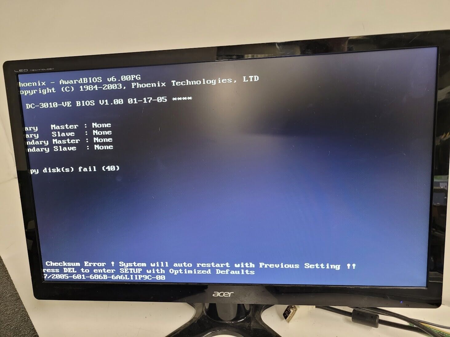 Advantech DC-3010-V Motherboard 8096919100 DCOM Tough Case 6SX Power On Tested B