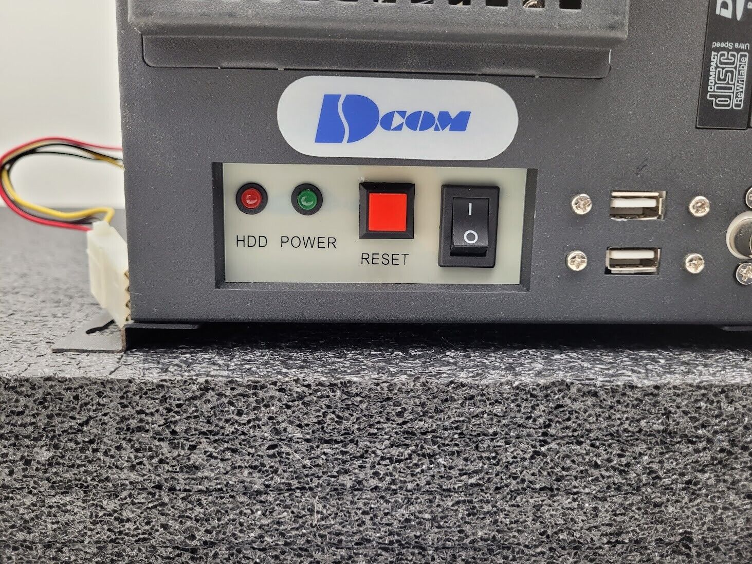 Advantech DC-3010-V Motherboard 8096919100 DCOM Tough Case 6SX Power On Tested B