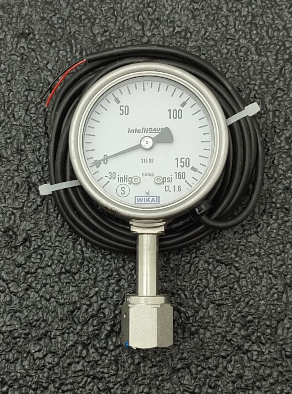 WIKA PGT23.063 150PSI Vacuum Pressure Transmitter 50851705 12-30VDC VCR Fitting