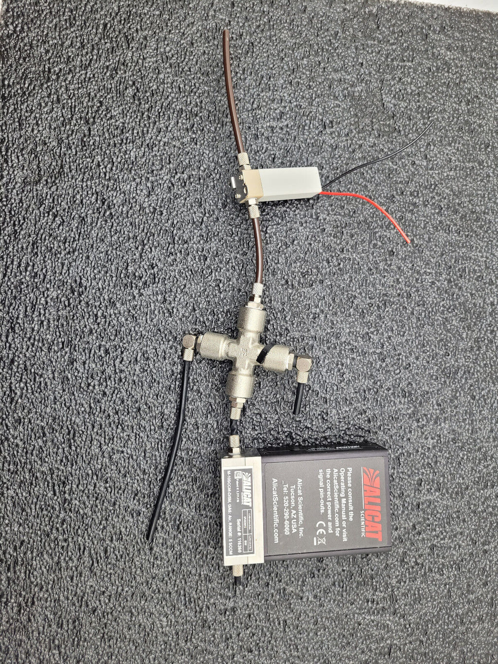 Alicat Scientific M-10SCCM-D/5M Precision Gas Mass Flow Meter AIR 5 SCCM Tested