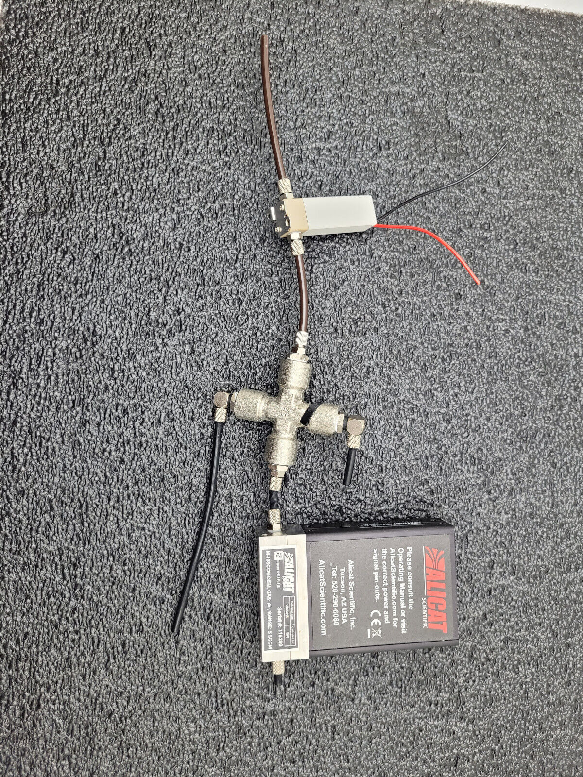 Alicat Scientific M-10SCCM-D/5M Precision Gas Mass Flow Meter AIR 5 SCCM Tested