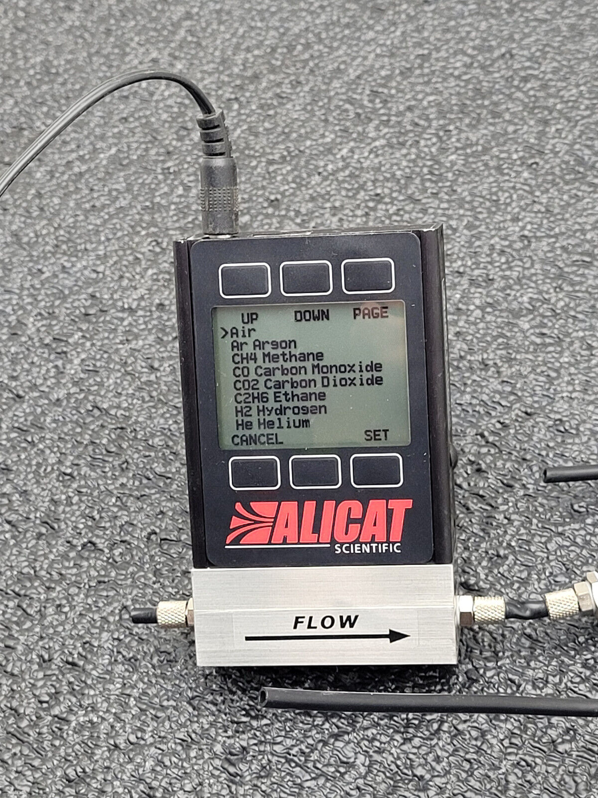 Alicat Scientific M-10SCCM-D/5M Precision Gas Mass Flow Meter AIR 5 SCCM Tested