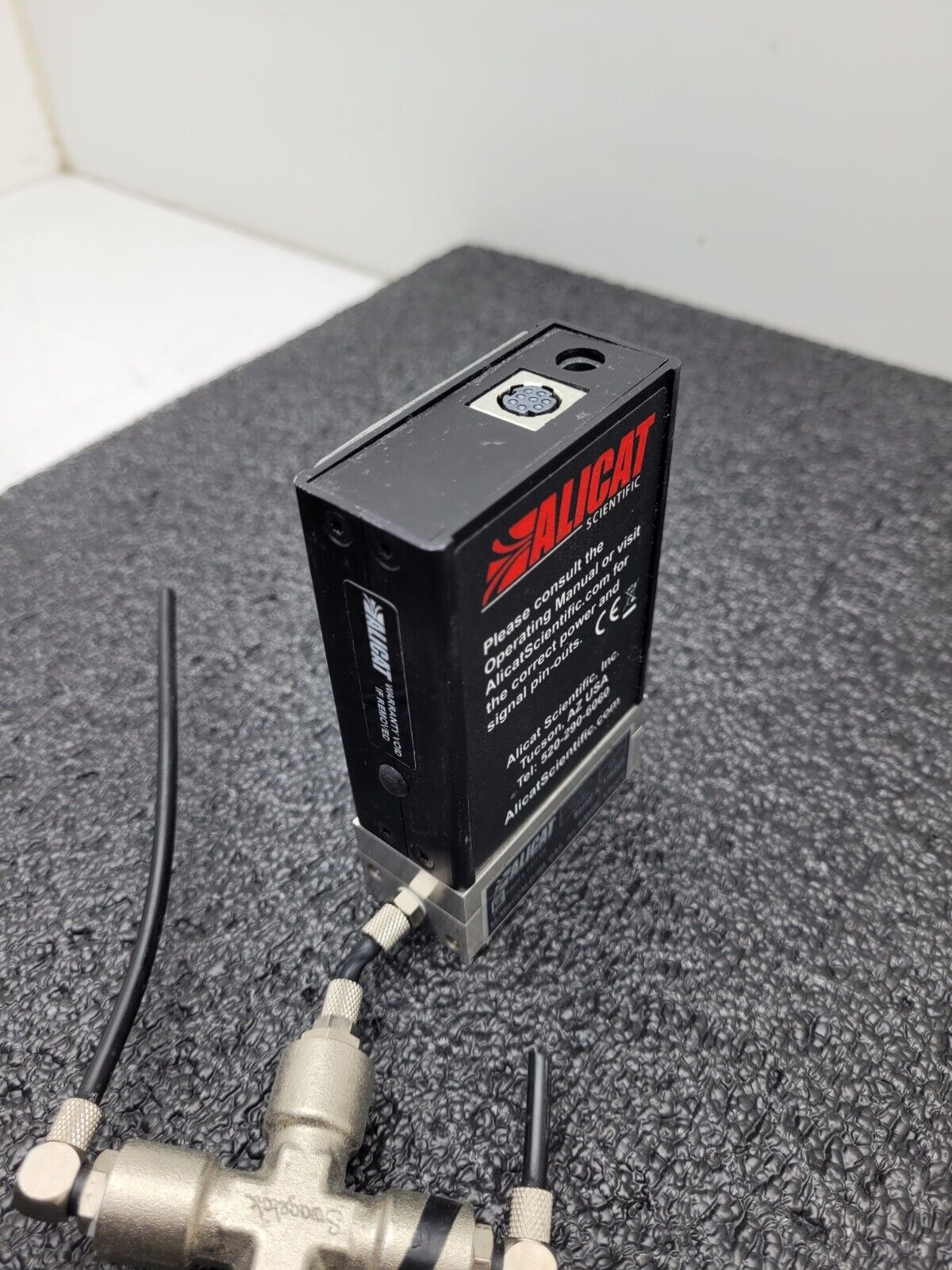 Alicat Scientific M-10SCCM-D/5M Precision Gas Mass Flow Meter AIR 5 SCCM Tested