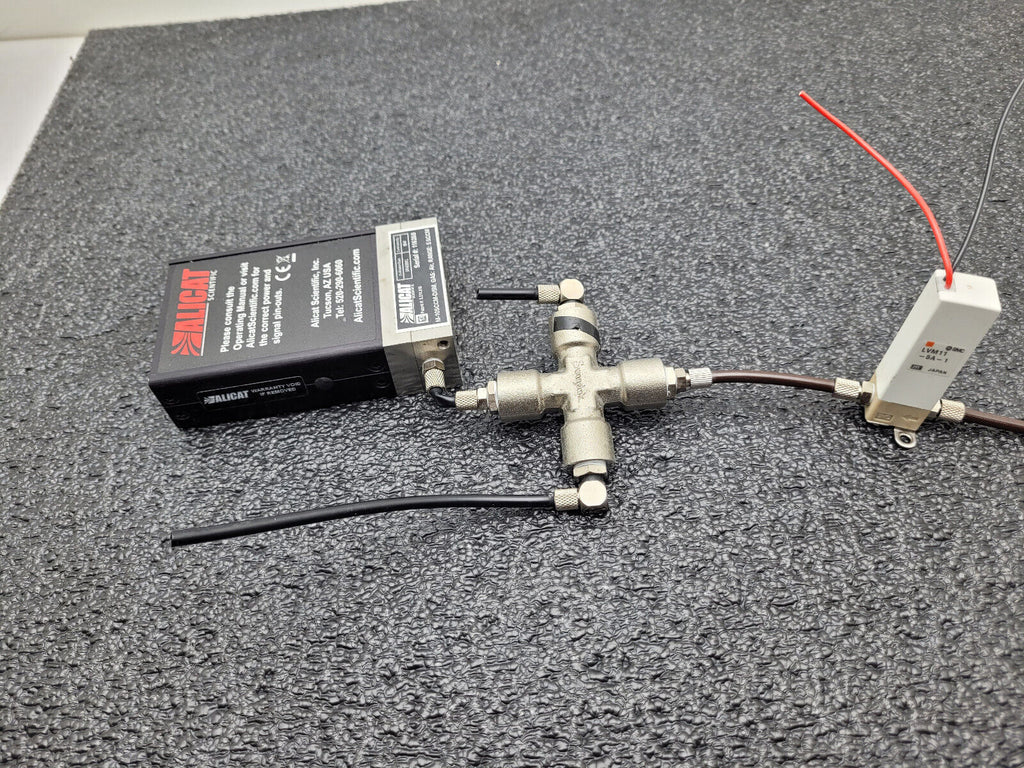 Alicat Scientific M-10SCCM-D/5M Precision Gas Mass Flow Meter AIR 5 SCCM Tested
