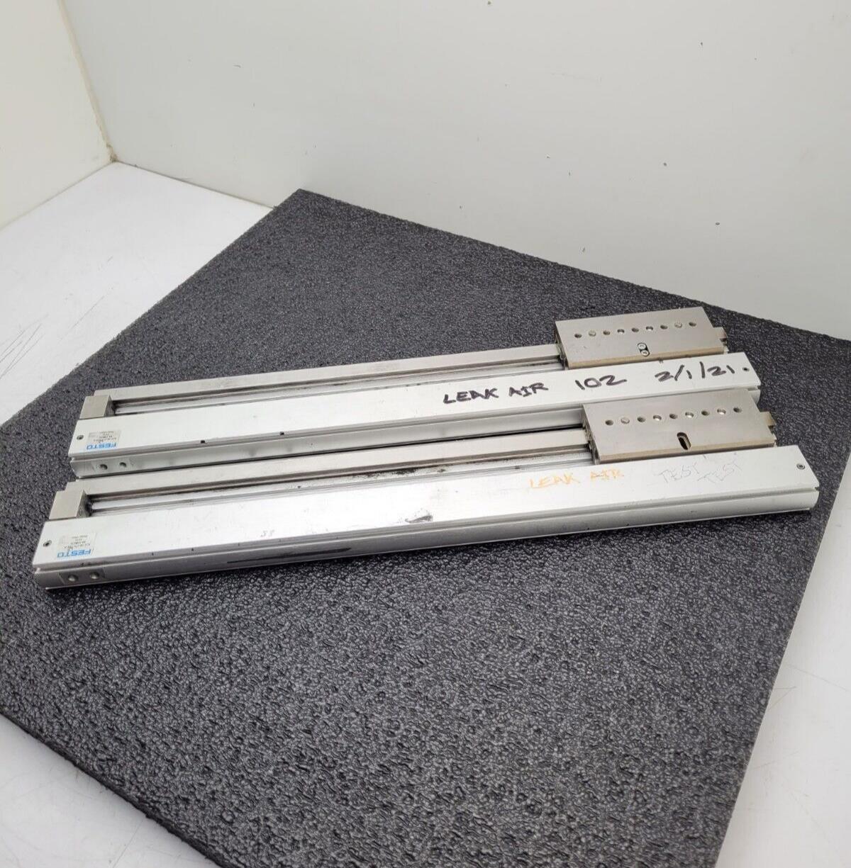 Lot of 2x FESTO SLG-18-275-YSR-A SA-208432 Linear Drive Air Actuator says: leaks