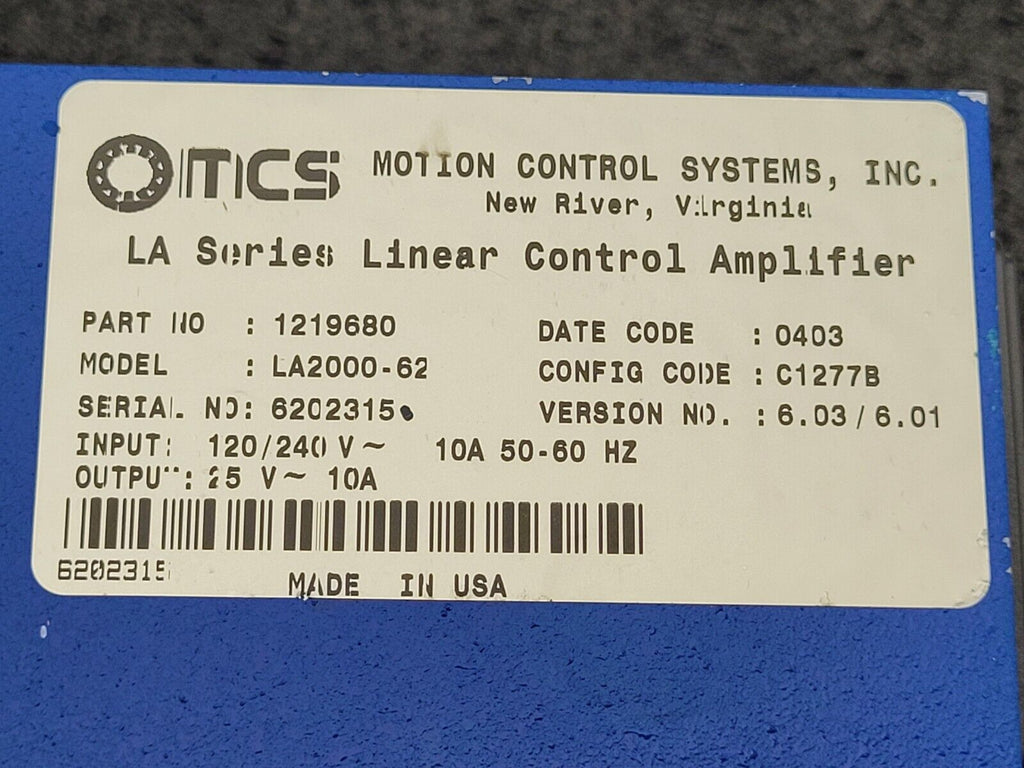 Professional Instruments 6565 Air Bearing Spindle Tested Spins w/ Controller P