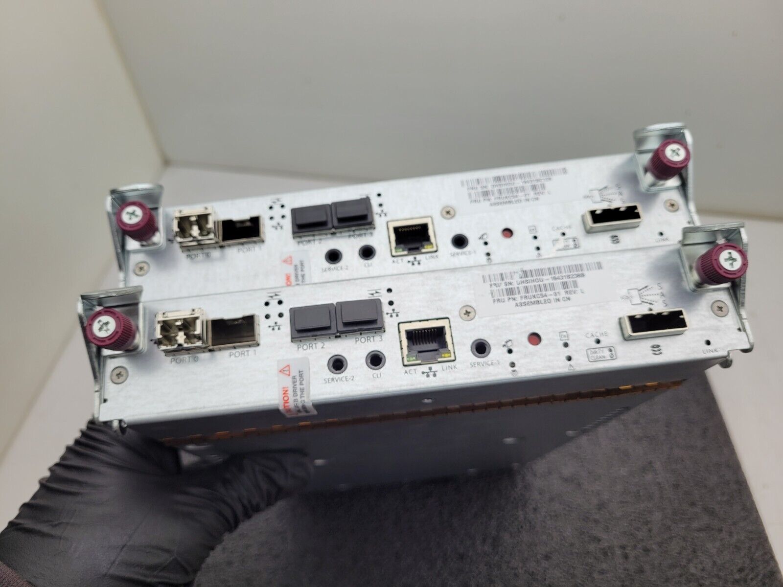Pair HP storage controller 81-00000078-00-02 MSA 2040 SAN 48x4 4xCNC RIOM-LX 4GB