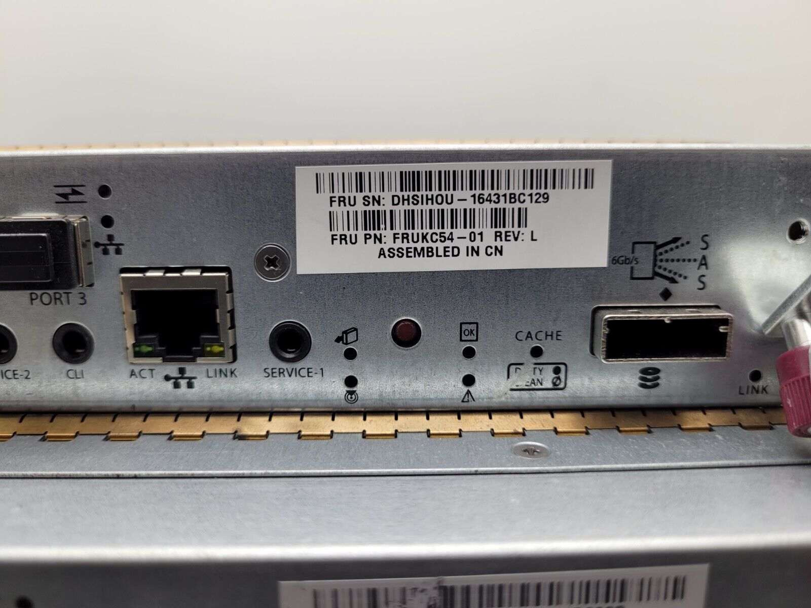Pair HP storage controller 81-00000078-00-02 MSA 2040 SAN 48x4 4xCNC RIOM-LX 4GB