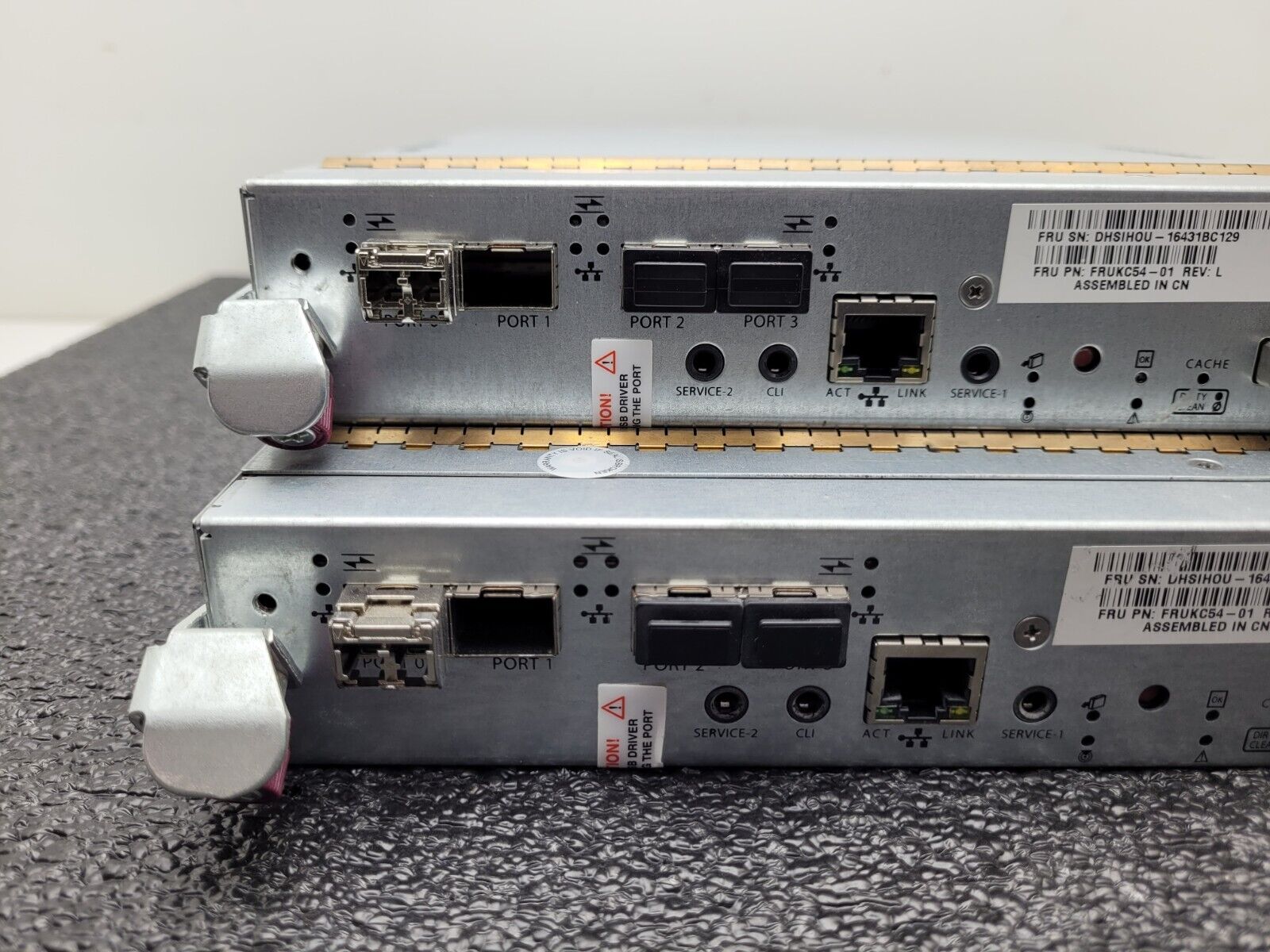 Pair HP storage controller 81-00000078-00-02 MSA 2040 SAN 48x4 4xCNC RIOM-LX 4GB