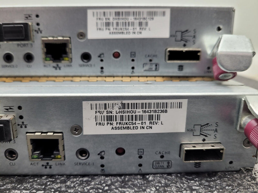Pair HP storage controller 81-00000078-00-02 MSA 2040 SAN 48x4 4xCNC RIOM-LX 4GB