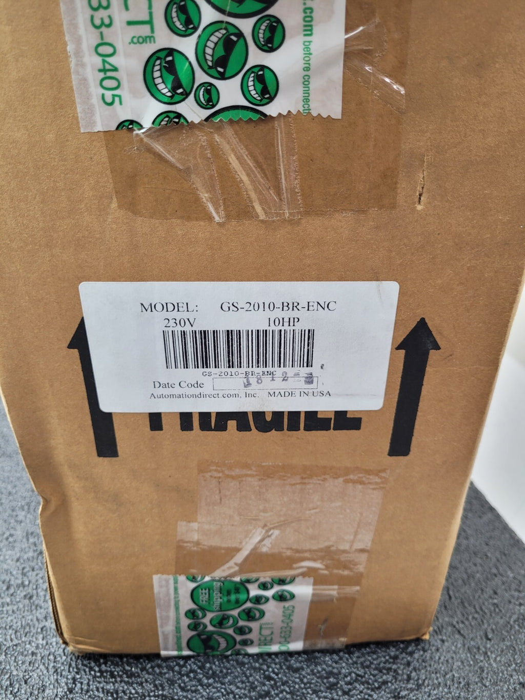 Dura Pulse Automation Direct Dynamic Braking Resistor GS-4015-BR-ENC 1 kW 50 ohm