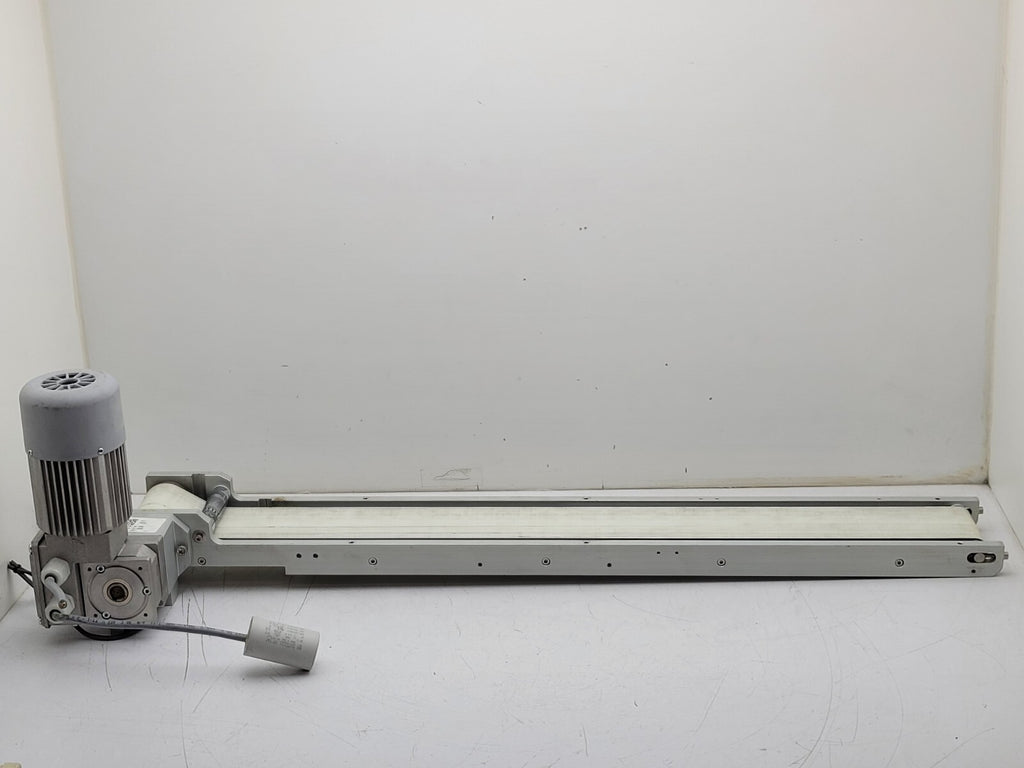 MiniMotor GearMotor Belt Conveyor 30" x 3" 230VAC 50Hz 1:30 Gear Reduction