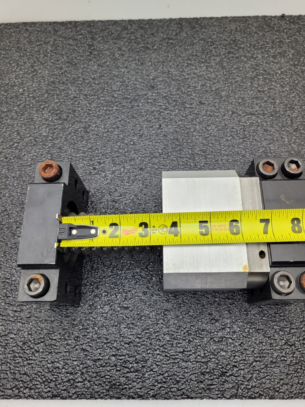 Ball Screw 3.5" travel 0.37" Pitch 1" input shaft 1.5" major Diameter Heavy Duty