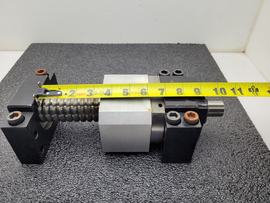 Ball Screw 3.5" travel 0.37" Pitch 1" input shaft 1.5" major Diameter Heavy Duty