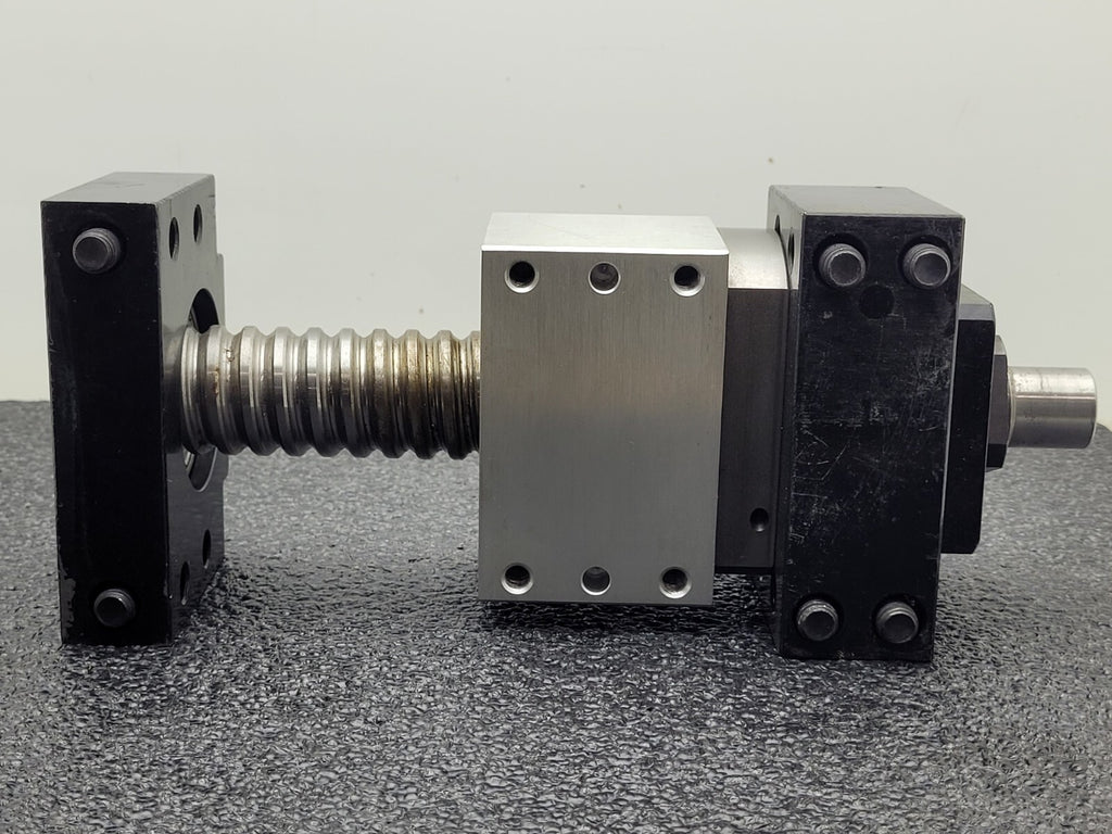 Ball Screw 3.5" travel 0.37" Pitch 1" input shaft 1.5" major Diameter Heavy Duty