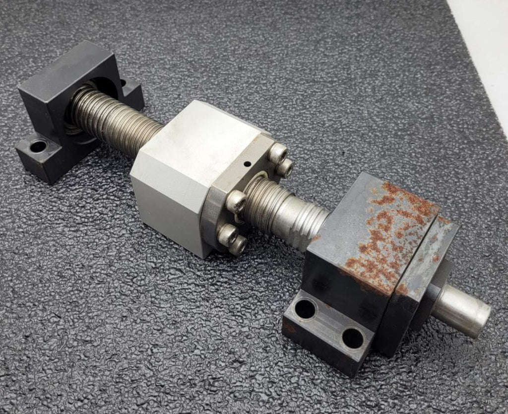 Ball Screw 4" travel 0.2" Pitch 0.7" input shaft 1.17" major Diameter Heavy Duty