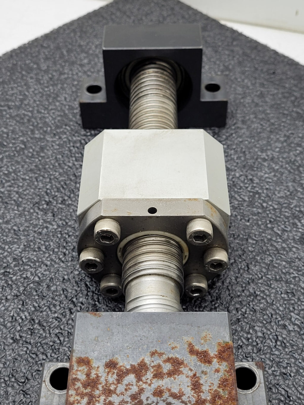 Ball Screw 4" travel 0.2" Pitch 0.7" input shaft 1.17" major Diameter Heavy Duty