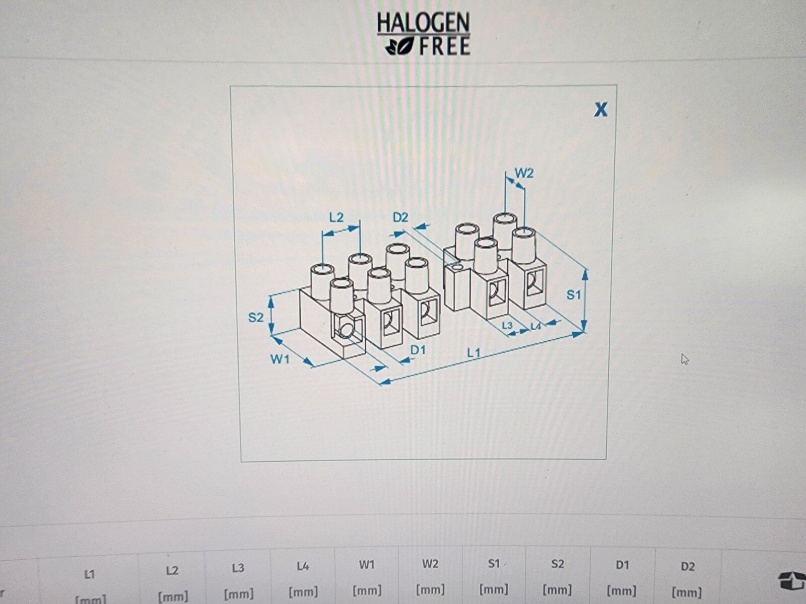 Box of 50 New BM GROUP M092 Nylon Terminal Block 12 Position 16-20AWG 600V