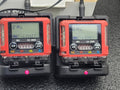 Lot of 2  RKI GX-2009 PT#72-0314RKC 3Gas LEL/H2S/CO Monitor One Fails Cal.