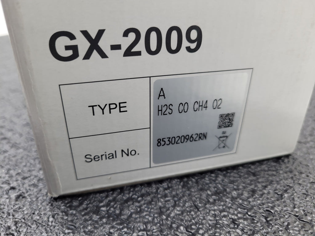 Lot of 2  RKI GX-2009 PT#72-0314RKC 3Gas LEL/H2S/CO Monitor One Fails Cal.