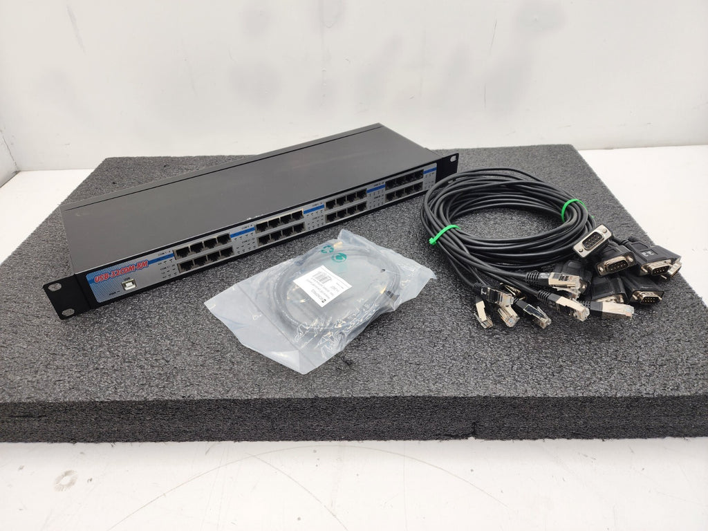 Coolgear USB to 32 Port COM RS-232 Serial Adapter FTDI Chipset USB-32COM-RM Ears
