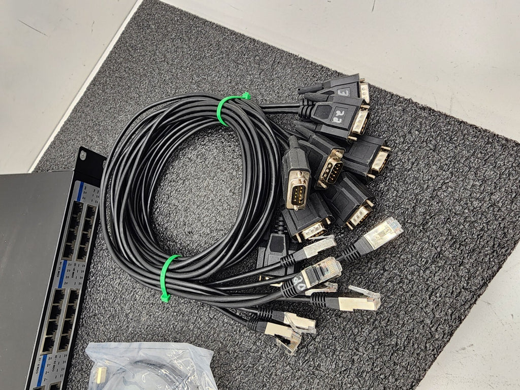 Coolgear USB to 32 Port COM RS-232 Serial Adapter FTDI Chipset USB-32COM-RM Ears