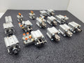 Lot of 15 SMC CQ2D20-15DM-W / CQ2D2015DMW Push Pull Pnuematic Compact Cylinder