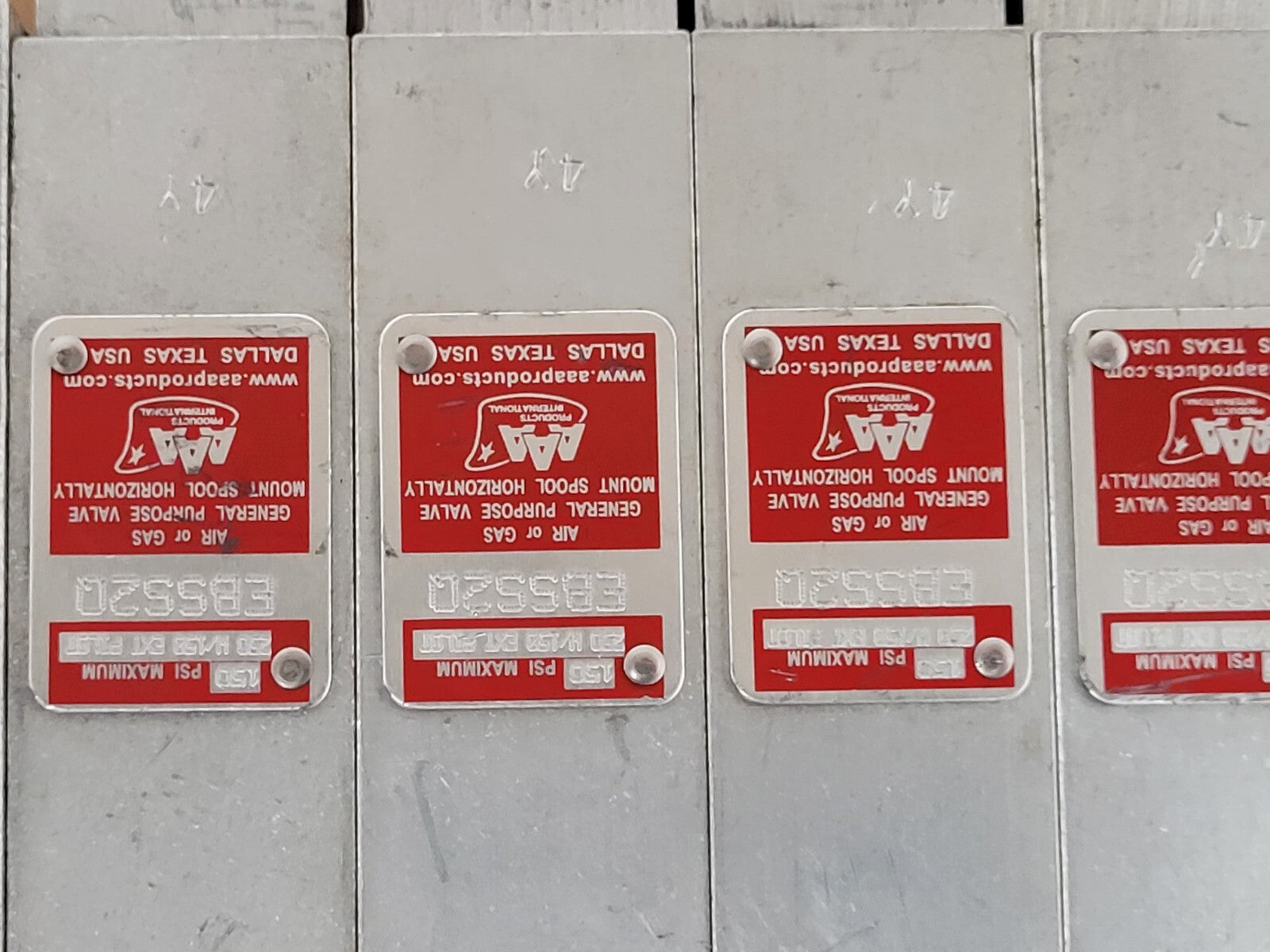 Lot of 13x AAA Products Air Gas Solenoid 12V Valve Manifold EBSS2Q 150PSI 26 Out