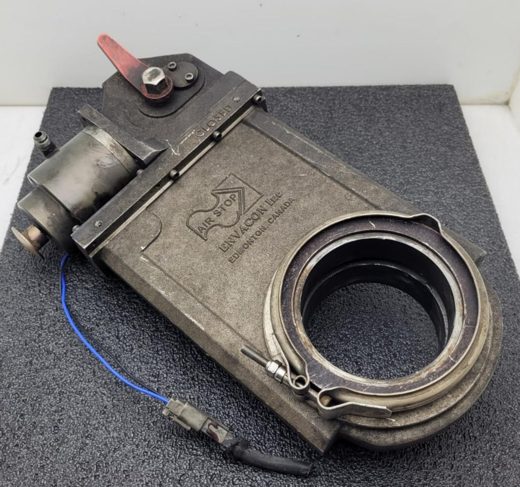 Envacon 2623 2G Air Stop 4" Pneumatic Diesel Engine Air Inlet Shutoff Valve