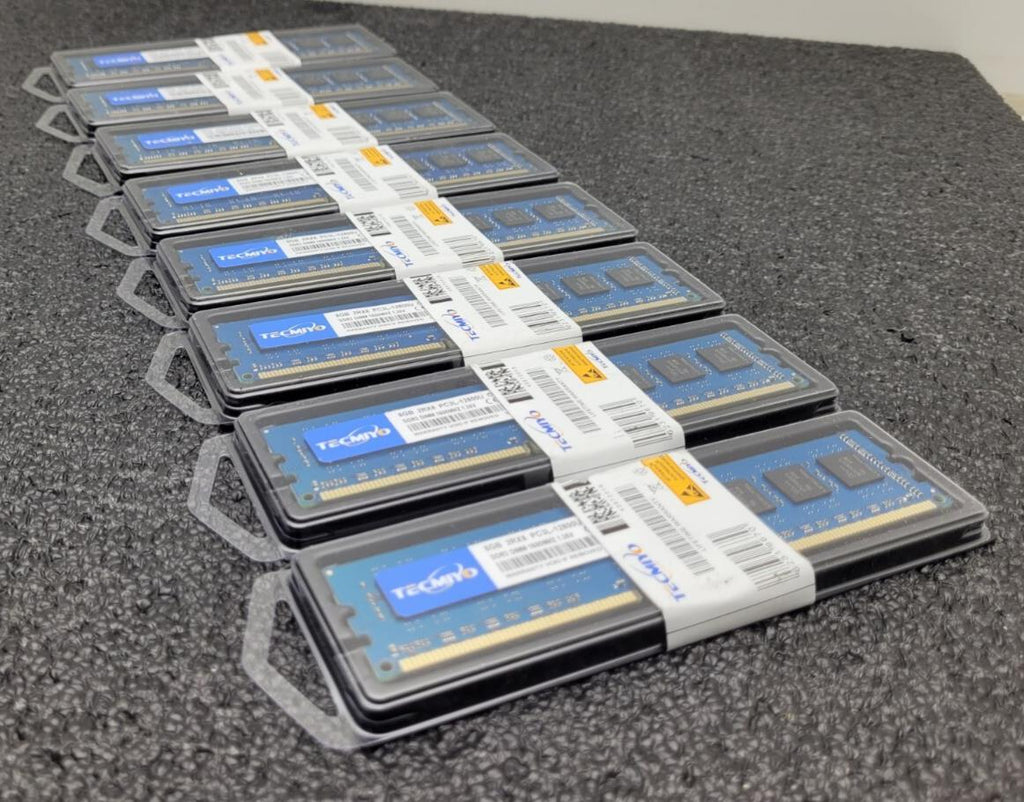 Lot of 9x TECMIYO 8GB PC3L-12800U DDR3 1600MHz PC3 Ram