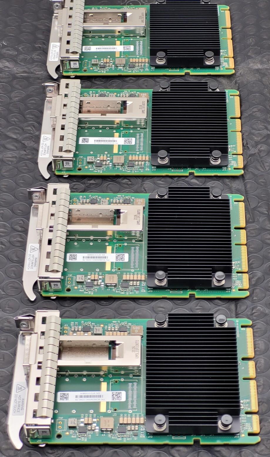 4x Mellanox ConnectX-6 FB Single Port Dx 50GbE Adapter Card MCX623435AC-CDAE_FB
