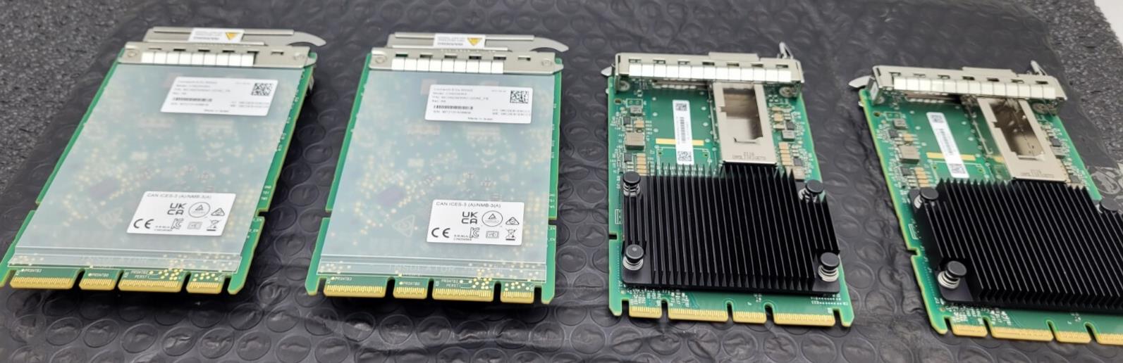 4x Mellanox ConnectX-6 FB Single Port Dx 50GbE Adapter Card MCX623435AC-CDAE_FB