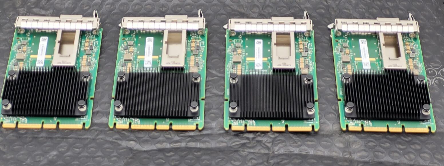 4x Mellanox ConnectX-6 FB Single Port Dx 50GbE Adapter Card MCX623435AC-CDAE_FB